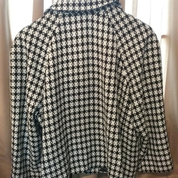 Briggs New York black and white dress jacket - Picture 4 of 7